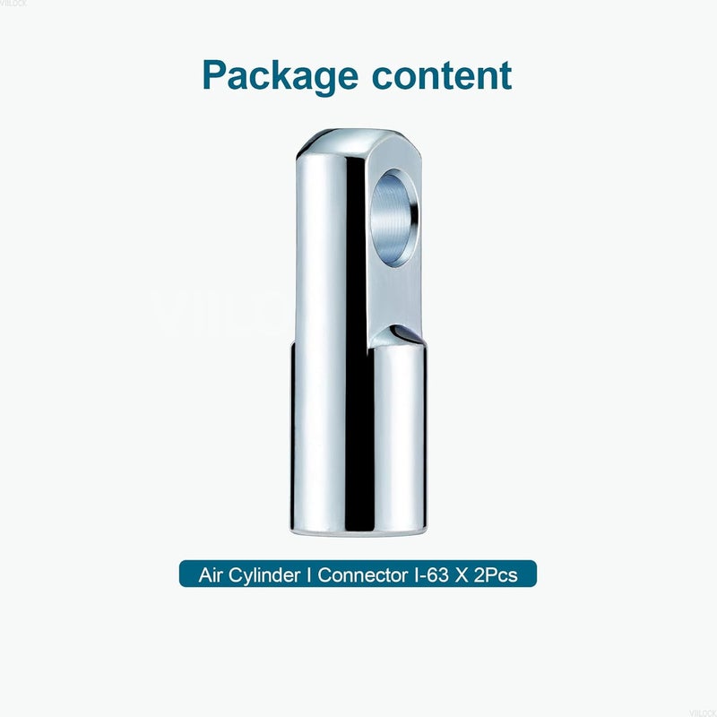 VIILOCK 2pcs Air Cylinder Rod Clevis End, M16x1.5 Female Thread I Type Connector Air Cylinder Accessories I-63 - Image 5